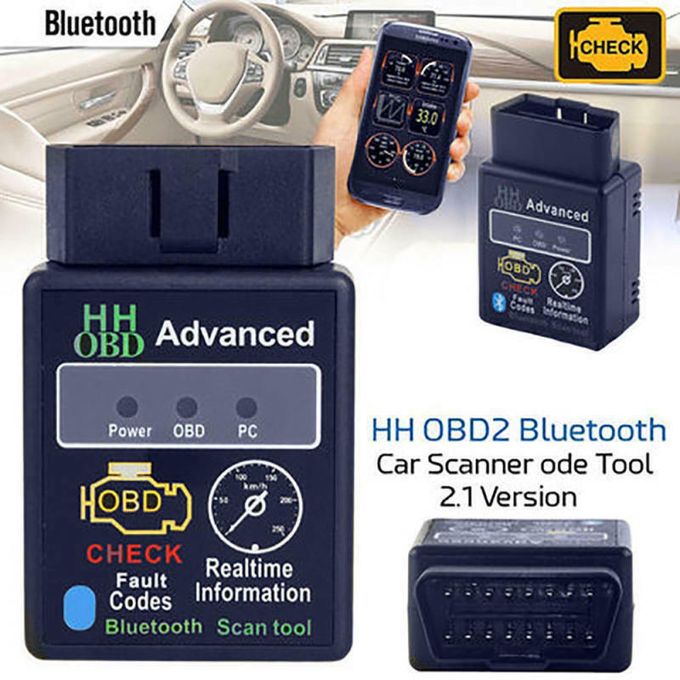 Advanced Bluetooth Car Scanner Diagnosis Device ELM327 OBD 2